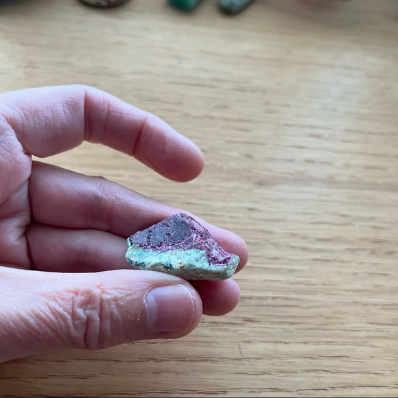 Ruby Zoisite Raw Crystal Anyolite - Picture 14 of 17